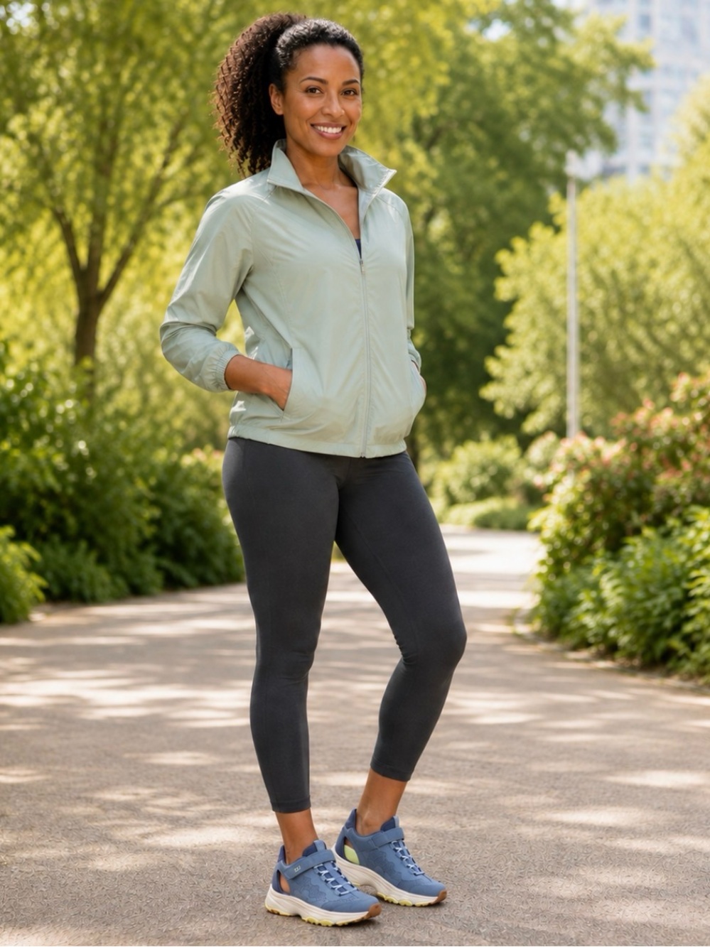 Ryka Navy and Light Blue Women's Sneakers